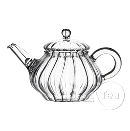Заварочный чайник рифленый, грушевидной формы - фото - 1