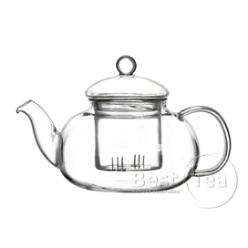 Заварочный чайник Тюльпан приплюснутой округлой формы, с изогнутым носиком и С-образной ручкой - фото - 1